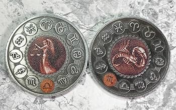 「ギリシャ神話　十二星座/エリザベス　コイン 12枚セット」jo-db ギリシャ神話 十二星座/エリザベス コイン 12枚セット」jo-db